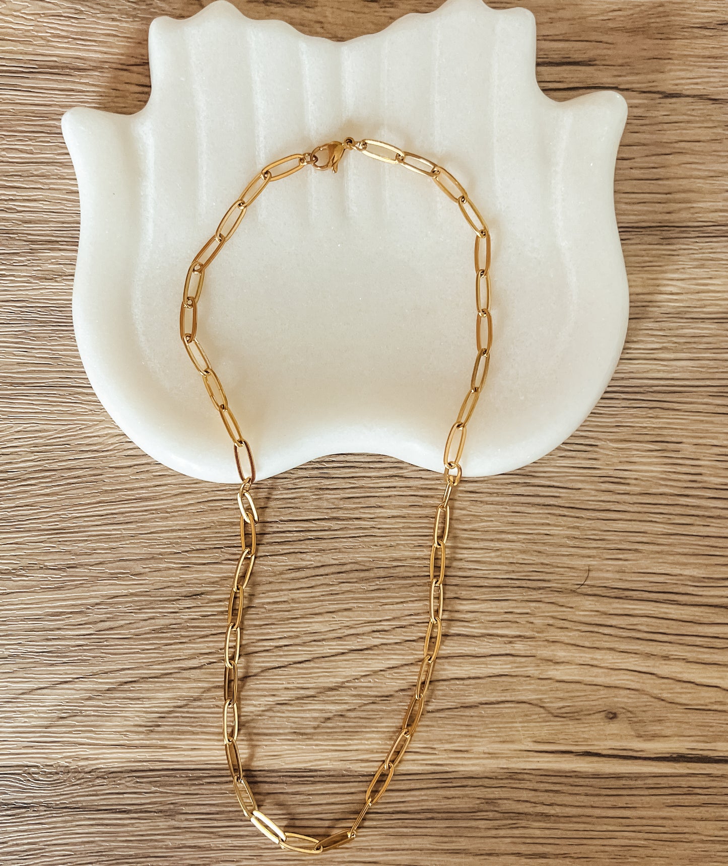 Paperclip Charm Necklace
