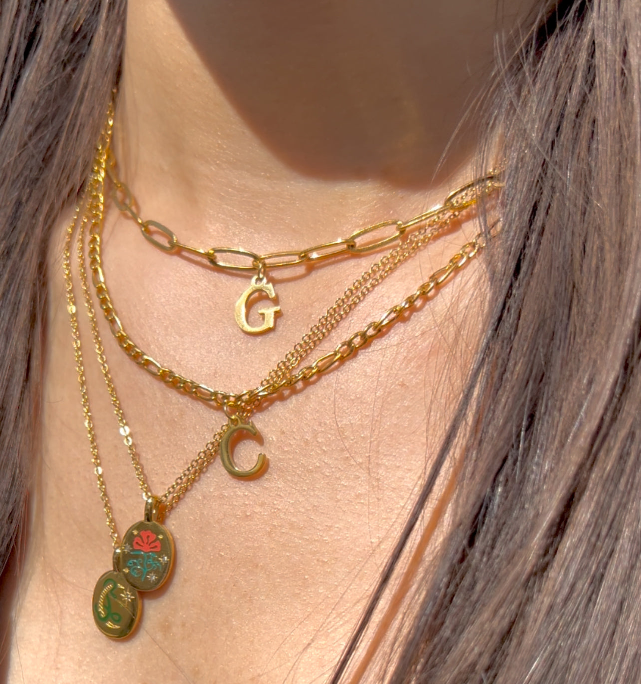 Paperclip Charm Necklace