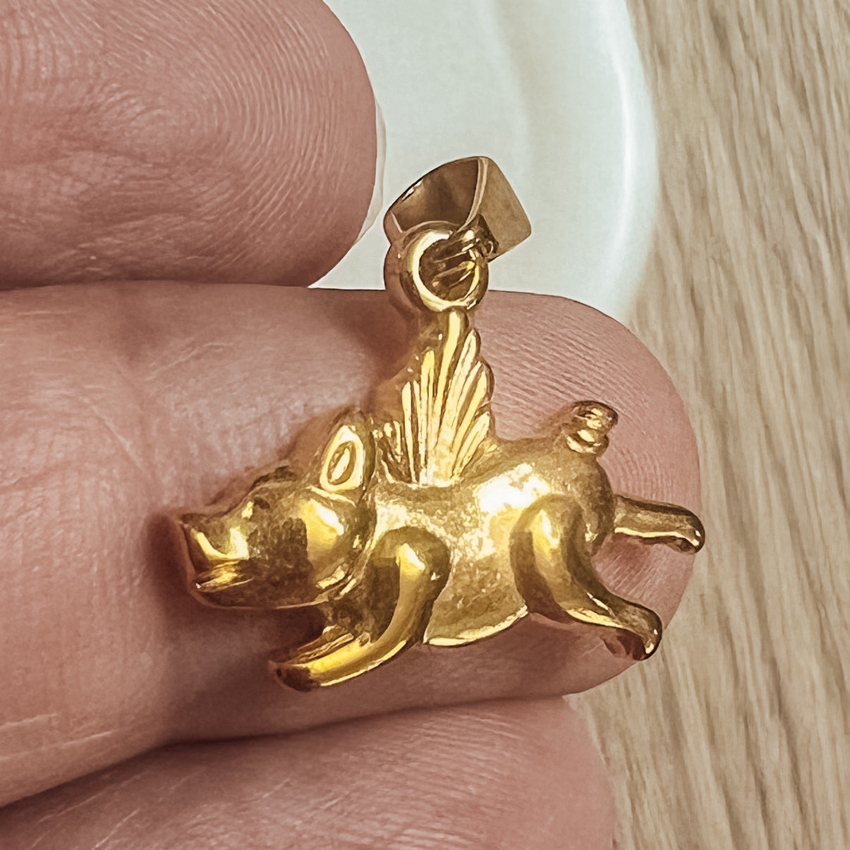 “When Pigs Fly” Charm
