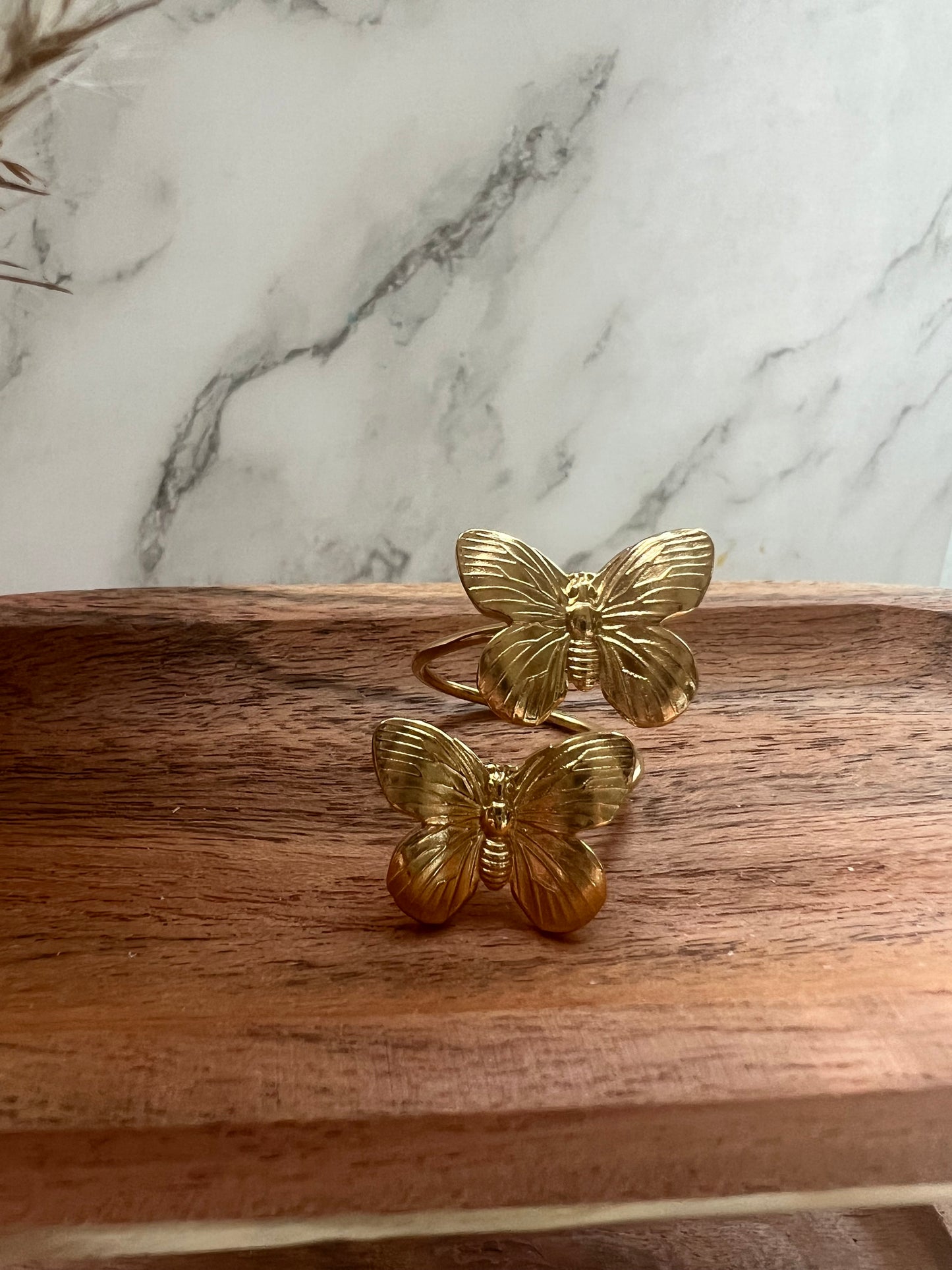 Mariposas Double Ring