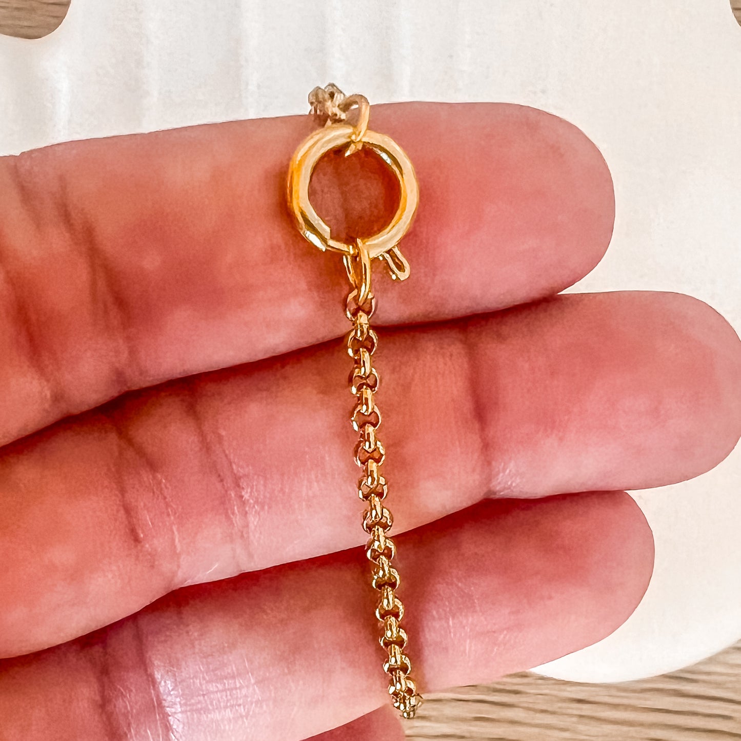 Chain Charm Bracelet with Extender