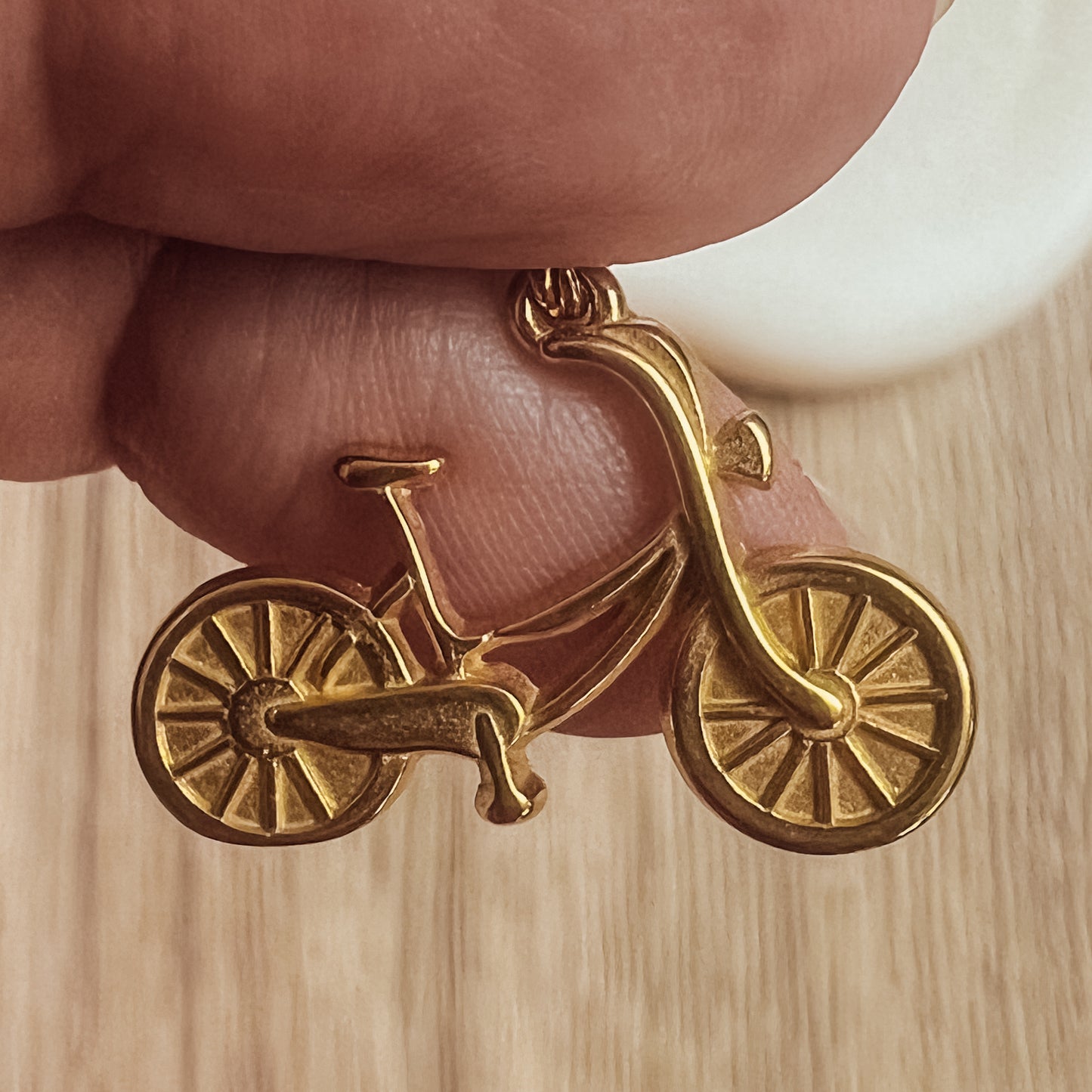 Golden Bike Charm