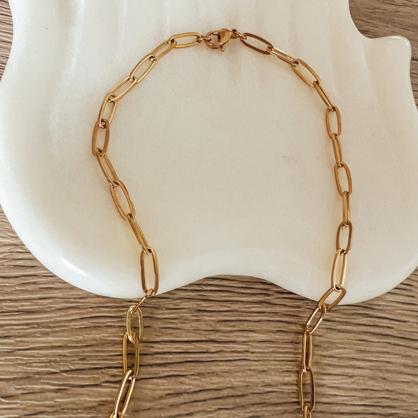 Paperclip Charm Necklace