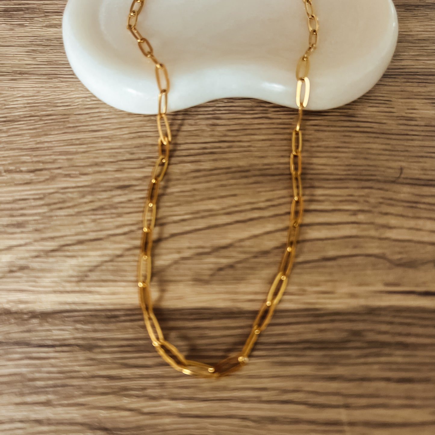 Paperclip Charm Necklace