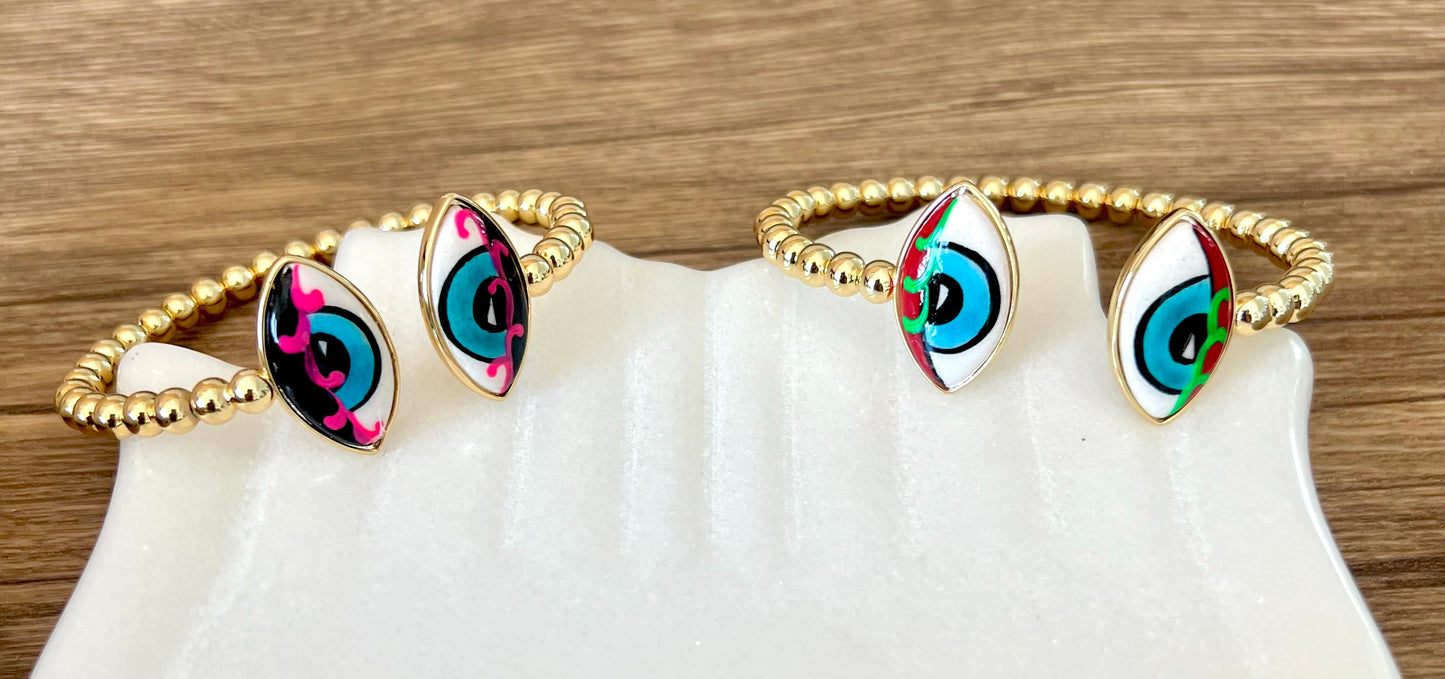 Fiesta Eye Bangles