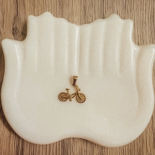 Golden Bike Charm