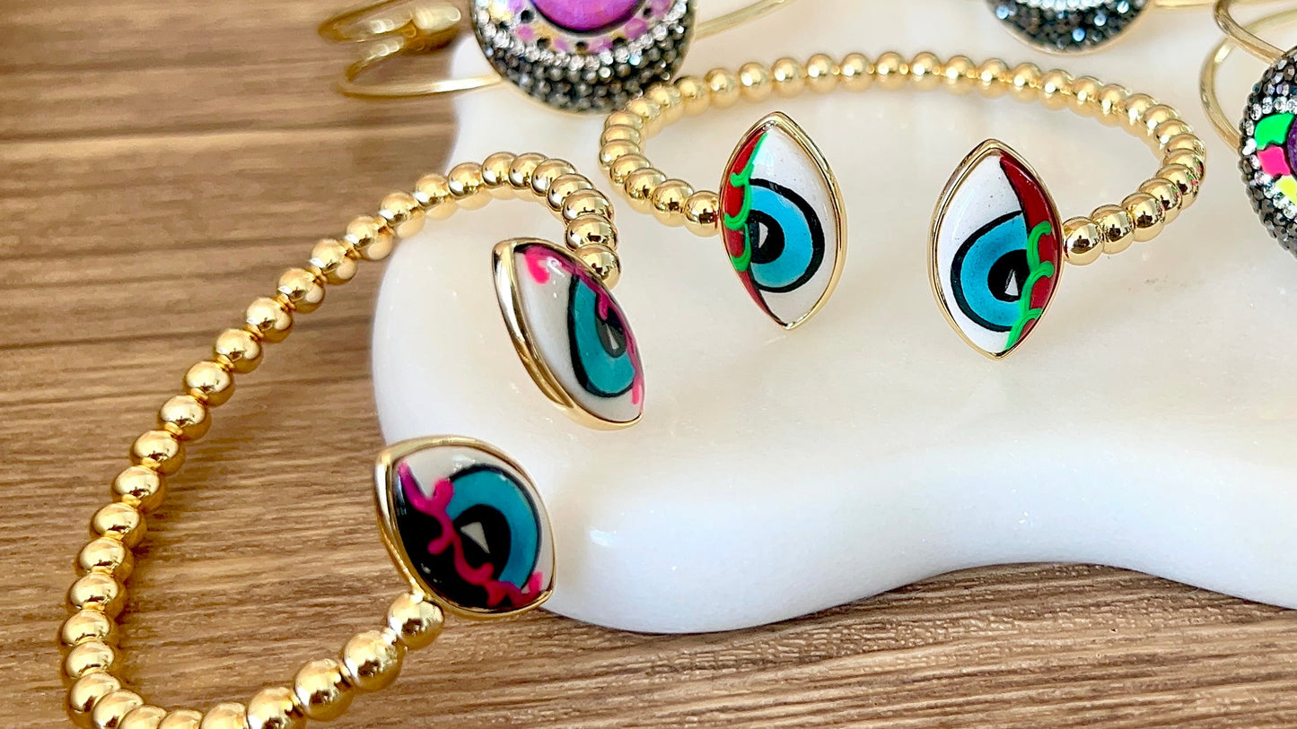 Fiesta Eye Bangles