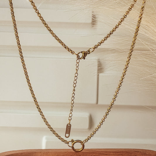 Chain Charm Necklace with Extender