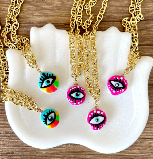 Ojo Perlado Necklace